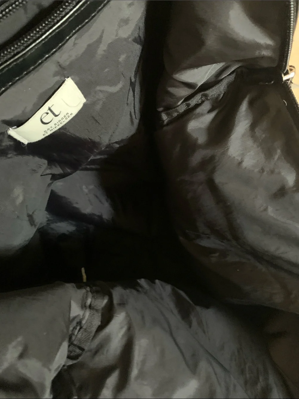 DAY Birger et Mikkelsen Black Nylon Large Tote Bag EUC